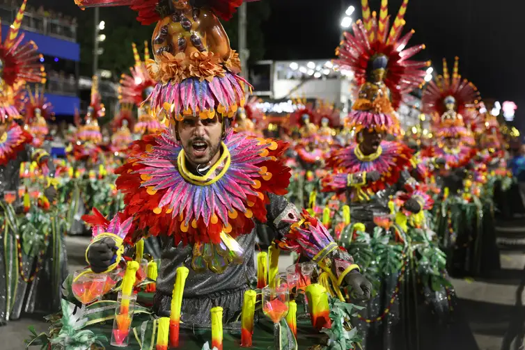 Unidos do Viradouro se apresenta na Marquês de Sapucaí. Foto Tomaz Silva/Agência Brasil