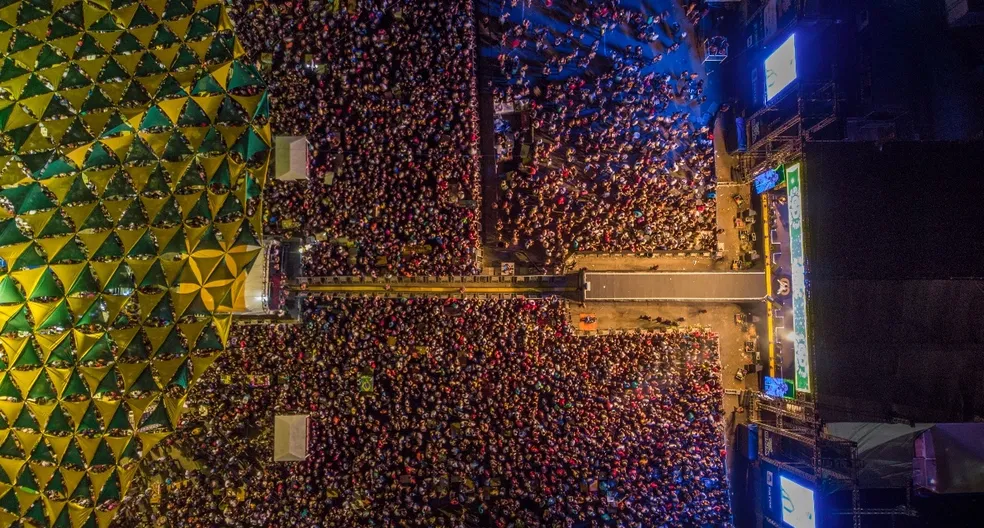 Terreiro do Forró, palco do São João de Patos — Foto: Alex Costa/Prefeitura de Patos
