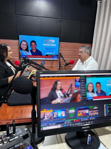 Roberto Paulino e Michele Marques / imagem Carlos Júnior