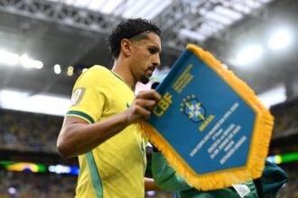 Marquinhos é o capitão da Seleção Brasileira na Copa do Mundo 2026 Créditos: Hannah Peters - FIFA/FIFA via Getty Images