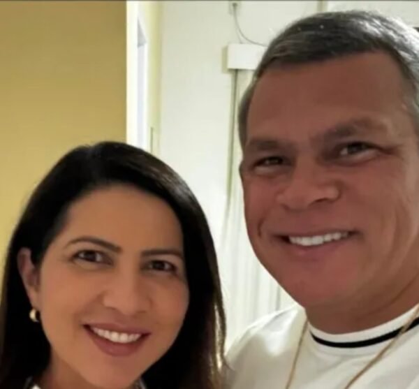Flávio e Fernanda, ex-prefeito e ex-secretária de Feira Grande (AL). Foto: Reprodução